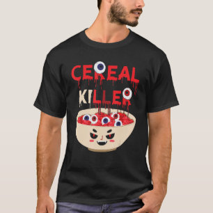 T-shirt Céréale Killer Alimentation Pun Humour Costume drô