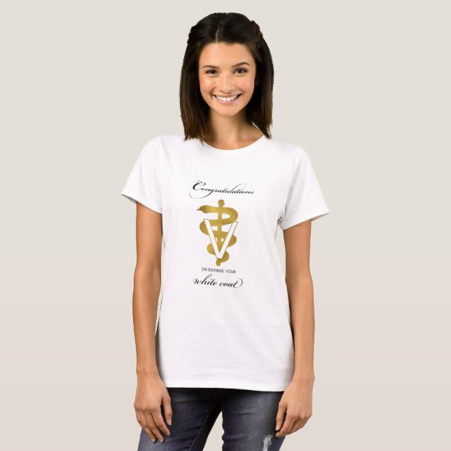 T-shirt Cérémonie de blouse vétérinaire (Devant entier)