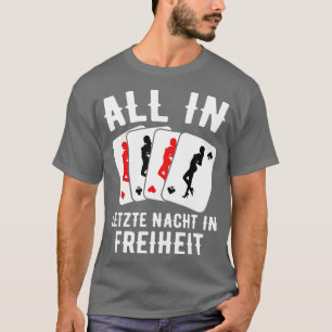 T-shirt Cérémonie de Jga Men Men Marié Enterrement de Vie