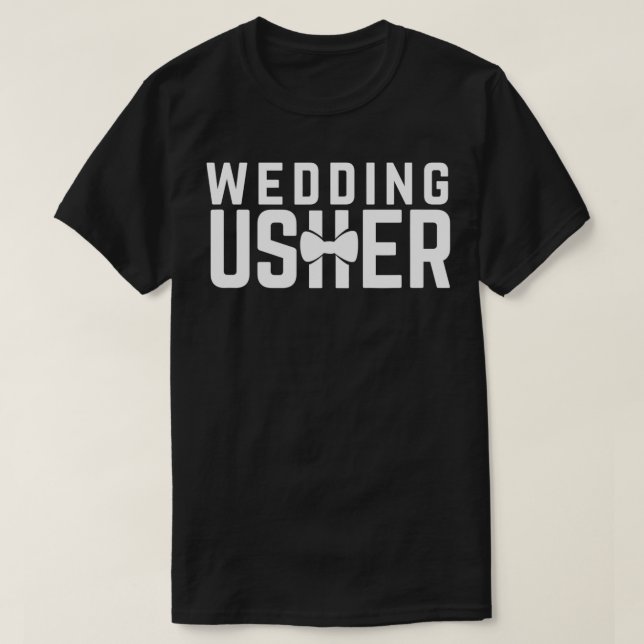 T-shirt Cérémonie de mariage du mariage Usher (Design devant)