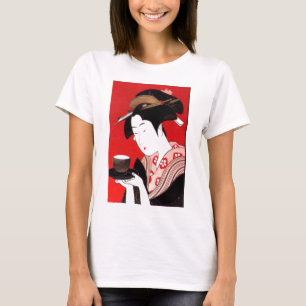 T-shirt Cérémonie japonaise du thé de dame Art Imprimer