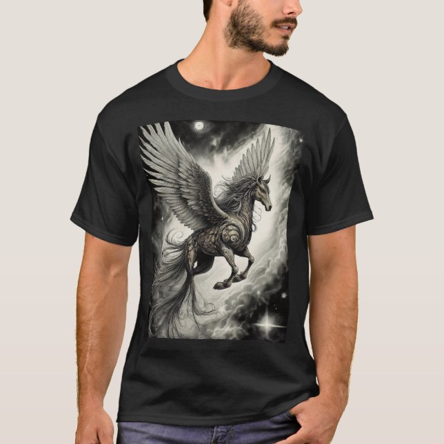 T-shirt Cérémonie mythique du Cheval volant (Devant)
