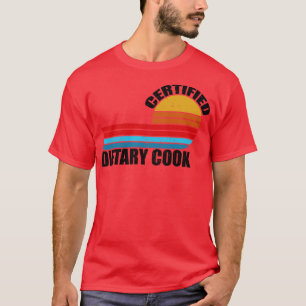 T-shirt Ceretary Cuisinier rétro titre de travail vintage 