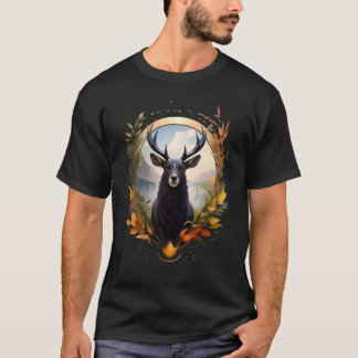 T-shirt Cerf aux cornes