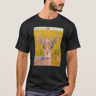 T-shirt cerf bonne chance et vêtements de prospérité