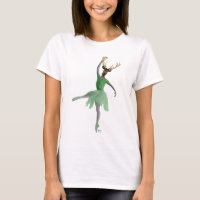 Cerf de ballet en vert