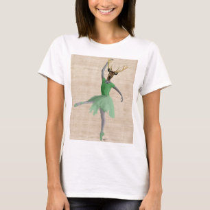 T-shirt Cerf de ballet en vert 2