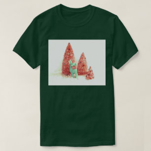 T-shirt Cerf de Noël rétro