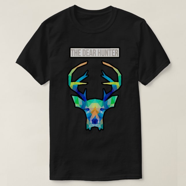 T-shirt cerf en pixel coloré (Design devant)