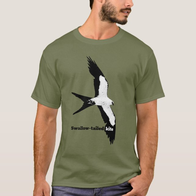 T-shirt Cerf-volant à queue avalée (version 3) (Devant)