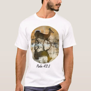 T-shirt Cerfs communs de halètement