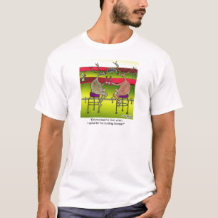 T-shirt Cerfs communs demandant un permis de chasse