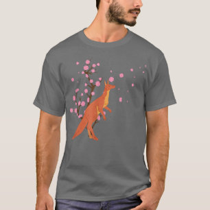 T-shirt Cerise en fleurs Kangaroo animal japonais Sakura F