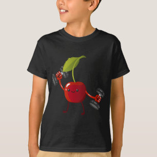 T-shirt Cerise, Fruit Costume d'entraînement Bodybuilding 