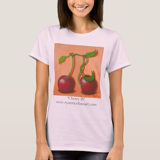 T-shirt "Cerise pi " (Devant)
