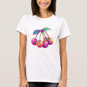 T-shirt Cerises colorées