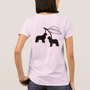T-shirt Cerises de Terre-Neuve d'ours de Notta