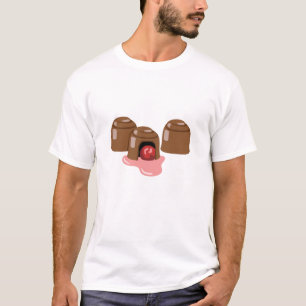 T-shirt Cerises recouvertes de chocolat