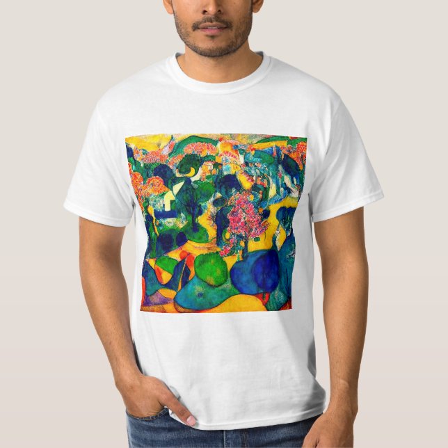 T-shirt Cerisier au milieu des rochers 4 (Devant)