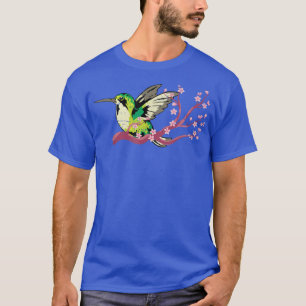 T-shirt Cerisier Fleur Animal Sakura Oiseau Floral Vintage