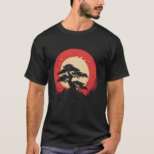 T-shirt cerisier fleur japonaise bonsaï culture japonaise