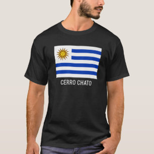 T-shirt Cerro Chato Uruguay Emblème Drapeau Escudo Bandera