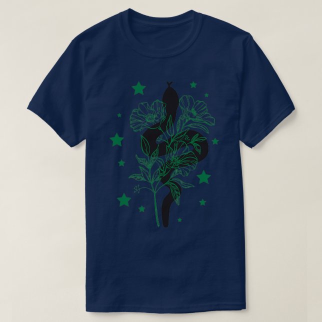 T-shirt Certainement un serpent personne serpent avec des  (Design devant)