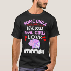 T-shirt Certaines Filles Aiment Poupées Filles Aiment Hipp