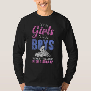T-shirt Certaines filles pourchassent les garçons Cette fi