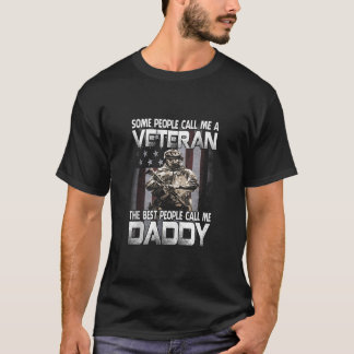 T-shirt Certaines Personnes M'Appelent Un Vétéran Le Meill
