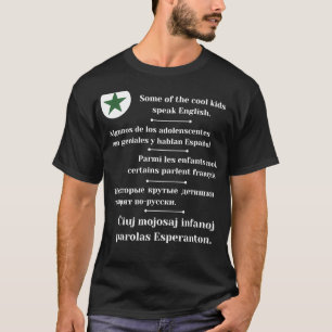 T-shirt Certains enfants cool parlent anglais