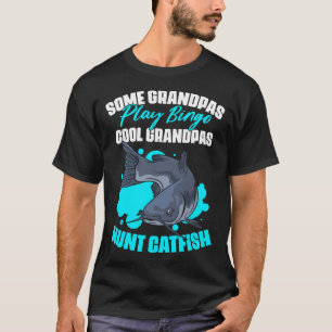 T-shirt Certains grands-pères jouent au bingo Poisson-chat