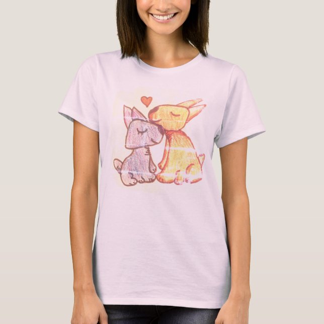 T-shirt CertainsBunnyLovesYou 2 (Devant)