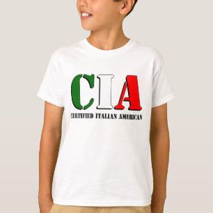 T-shirt Certifié Italien Américain