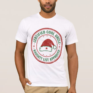 T-shirt Certified Cool Uncle – Naughty List Approved | Gru