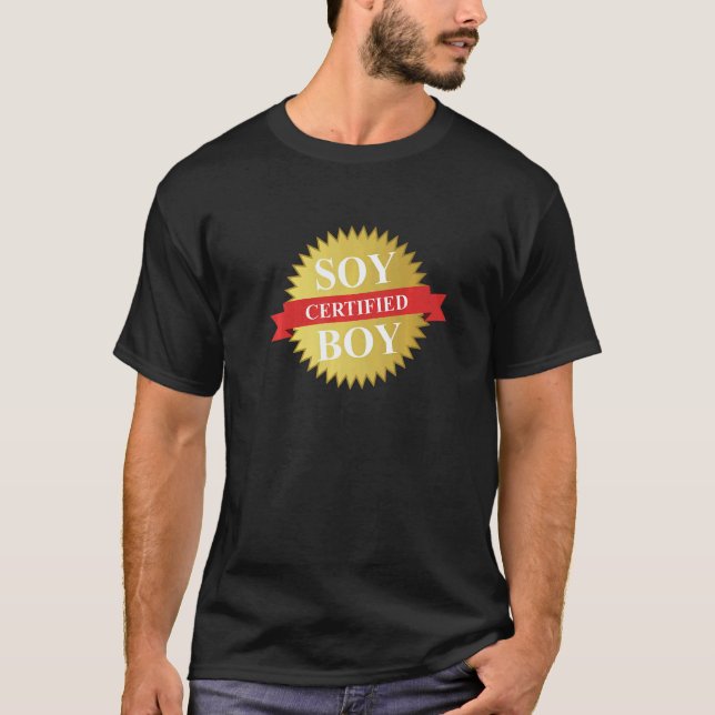 T-shirt CERTIFIED SOY BOY   Simp (Devant)