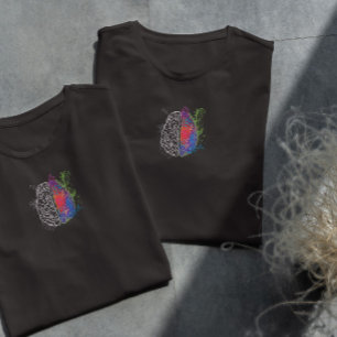 T-shirt Cerveau Artistique Et Logique