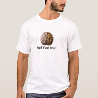 T-shirt Cerveau de Noix 'Nourris ton Cerveau' | Mo