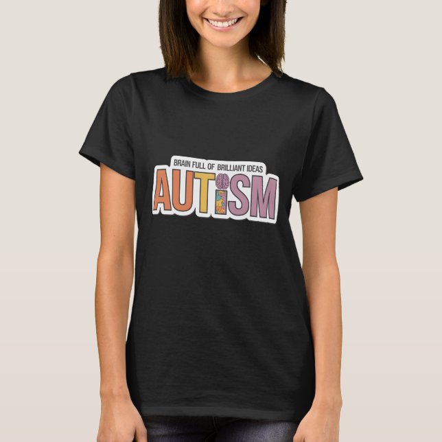 T-shirt Cerveau Idées brillantes (Devant)