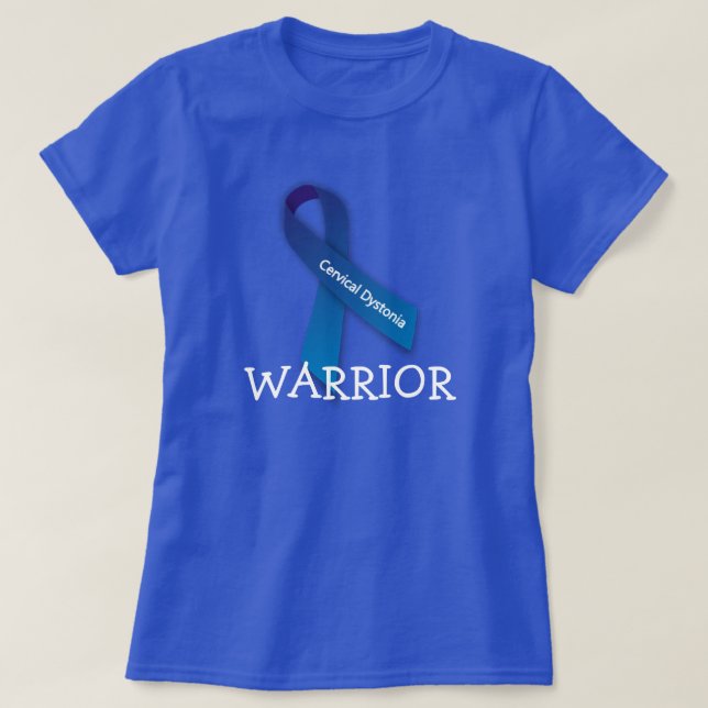 T-shirt cervical de guerrier de dystonie (Design devant)