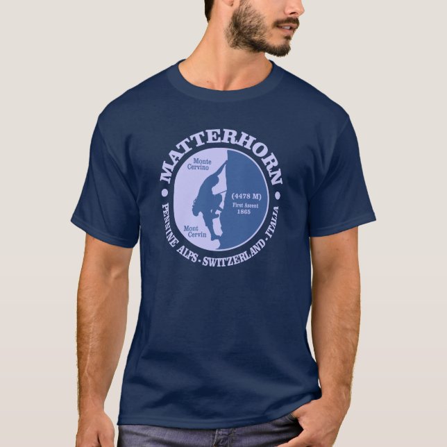 T-shirt Cervin (Alpes) (Devant)
