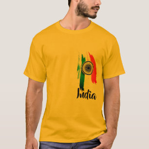 T-shirt Ces couleurs ne tiennent pas le drapeau indien tir