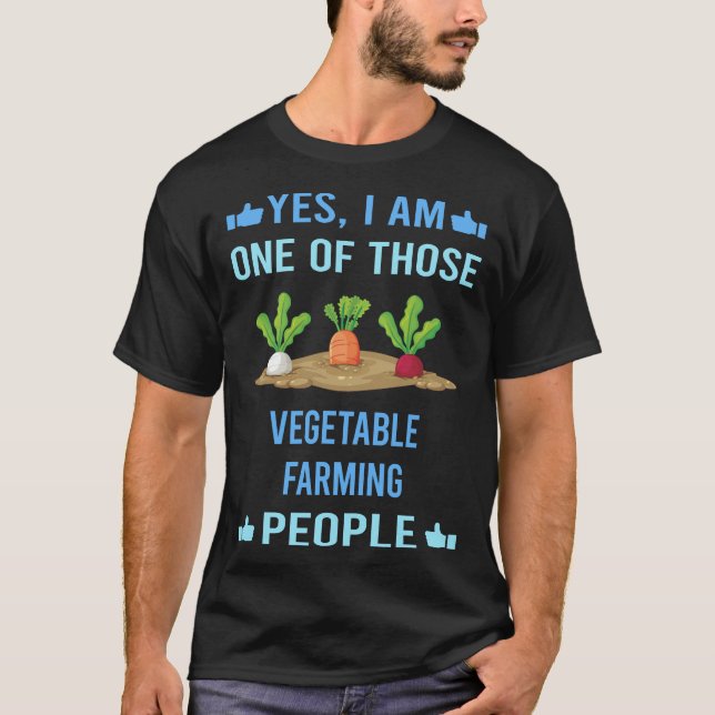 T-shirt Ces Gens Cultivent L'Agriculture (Devant)