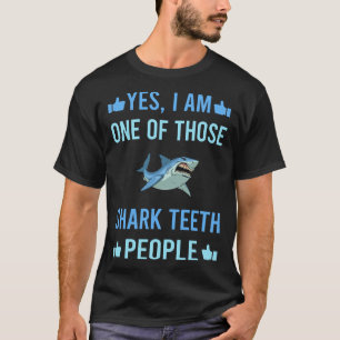 T-shirt Ces gens-là font des dents de requin