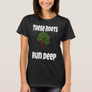 T-shirt Ces Racines Exécutent Un Groupe De Réunion Familia