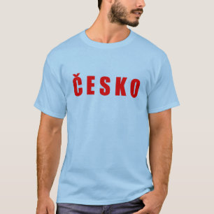 T-shirt Cesko République tchèque