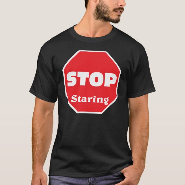 T-shirt Cessez de regarder (Devant)