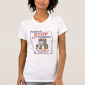 T-shirt Cessez des déchets