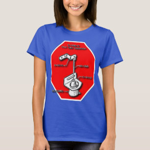 T-shirt Cessez l'inclinaison