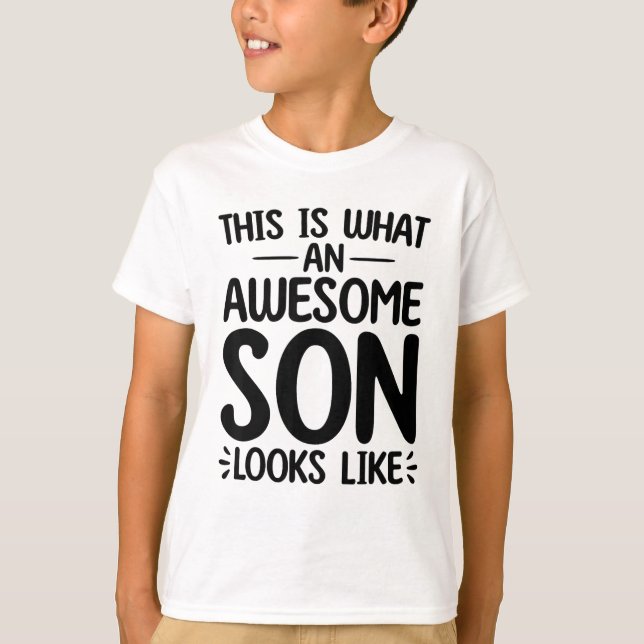 T-shirt C'Est À Ça Qu'Un Fils Stupéfiant Ressemble (Devant)
